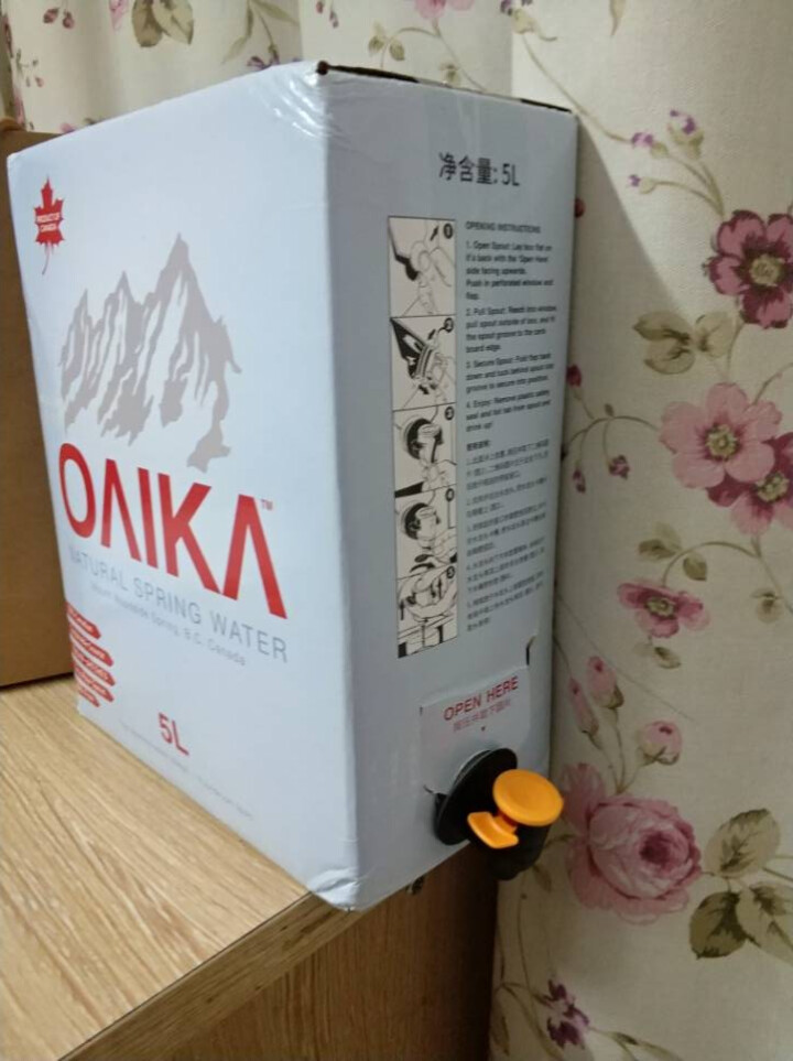 加拿大原装进口班芙OAIKA天然饮用水5L（家庭装饮用山泉水） 5L怎么样，好用吗，口碑，心得，评价，试用报告,第3张