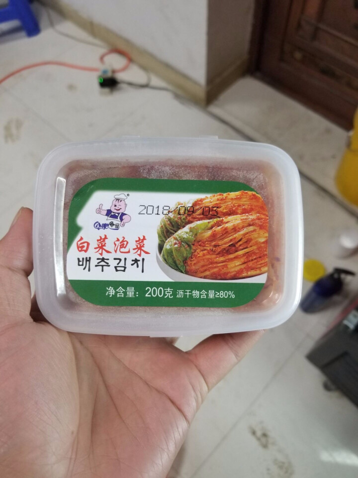 小肥食品白菜泡菜200g辣白菜韩式泡菜腌制咸菜开味下饭菜 小肥泡菜1盒怎么样，好用吗，口碑，心得，评价，试用报告,第2张