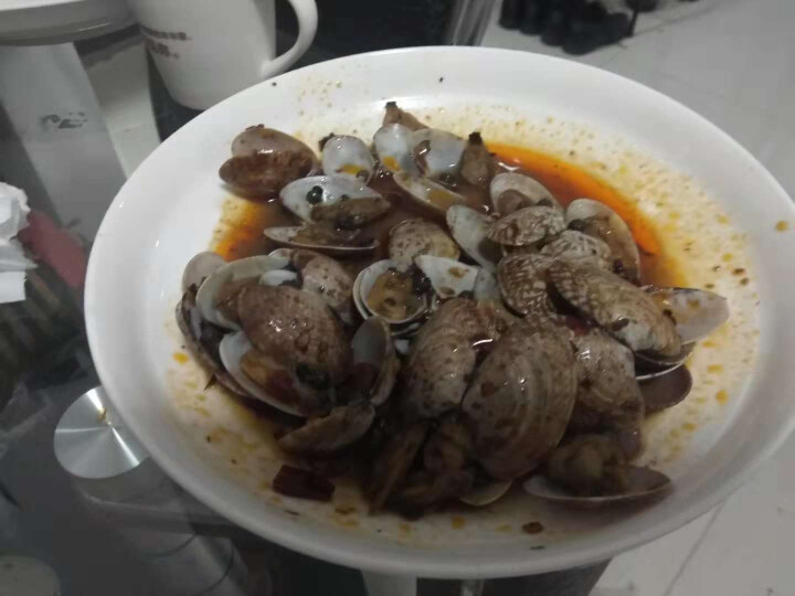 海洋之约 青岛海鲜特产熟食海鲜麻辣蛤蜊肉花甲贝肉美味海鲜 蚬子肉香辣小吃怎么样，好用吗，口碑，心得，评价，试用报告,第3张