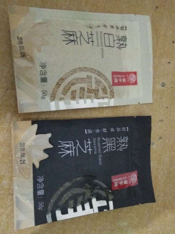 崔字牌熟黑白芝麻无添加无染色无草籽我沙子开袋即食2*50g装怎么样，好用吗，口碑，心得，评价，试用报告,第4张