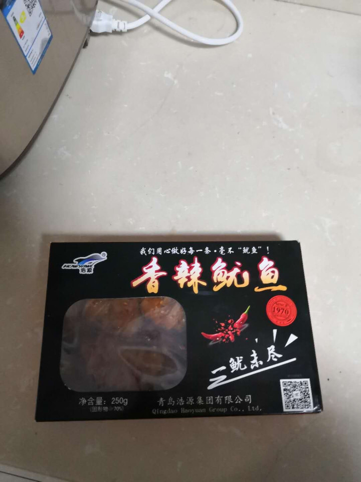 浩源 冷冻香辣鱿鱼 250g 盒装 海鲜水产 微波加热即食怎么样，好用吗，口碑，心得，评价，试用报告,第3张