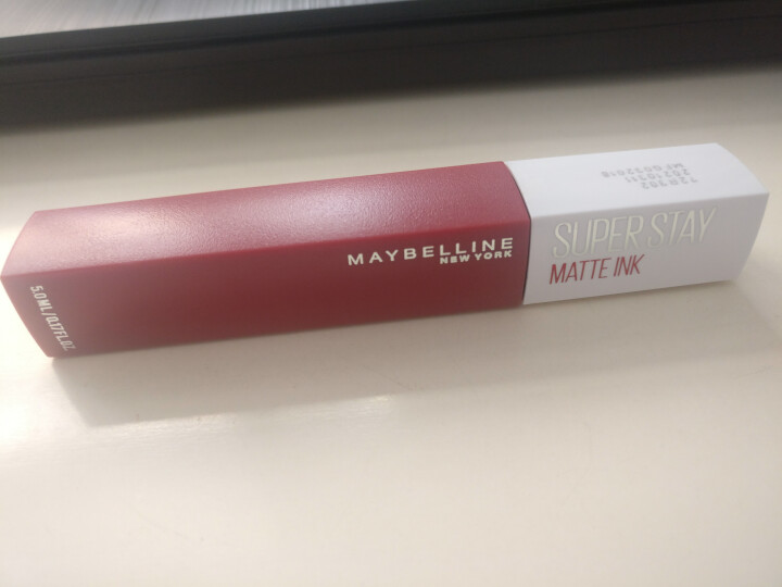 美宝莲（MAYBELLINE）美宝莲super stay巨持色哑光液体唇膏 80气场 梅子豆沙色（口红 持久不掉色 ）怎么样，好用吗，口碑，心得，评价，试用报告,第2张