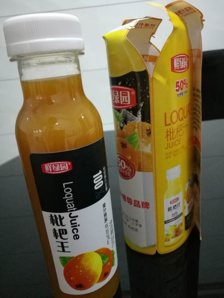 鲜绿园 枇杷汁100%枇杷王枇杷原浆果汁饮料大瓶饮料300ml 单瓶装试饮活动怎么样，好用吗，口碑，心得，评价，试用报告,第2张