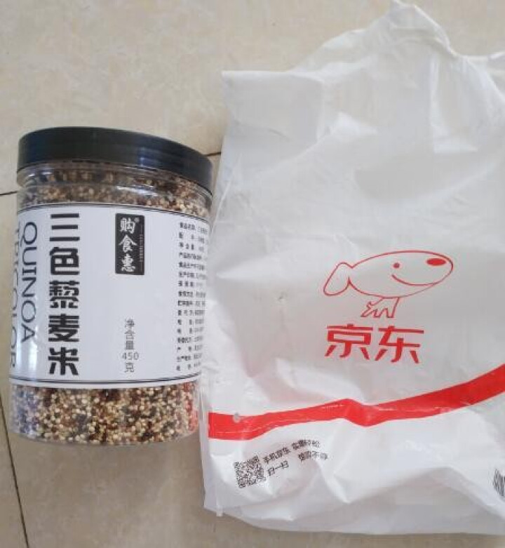 购食惠 三色藜麦米 450g（红白黑藜麦 稀有五谷杂粮 粗粮粥米）怎么样，好用吗，口碑，心得，评价，试用报告,第3张