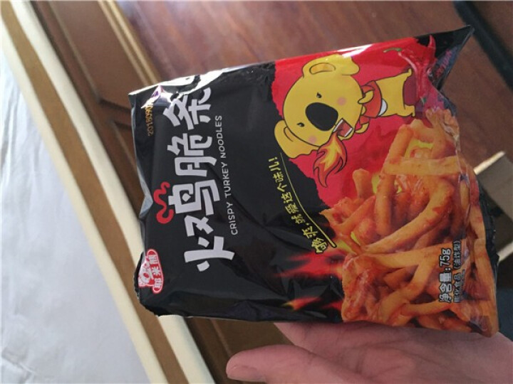 耶米熊 火鸡脆条75g 休闲零食膨化小吃脆条薯条休闲零食小吃 薯条虾条 香辣味怎么样，好用吗，口碑，心得，评价，试用报告,第6张