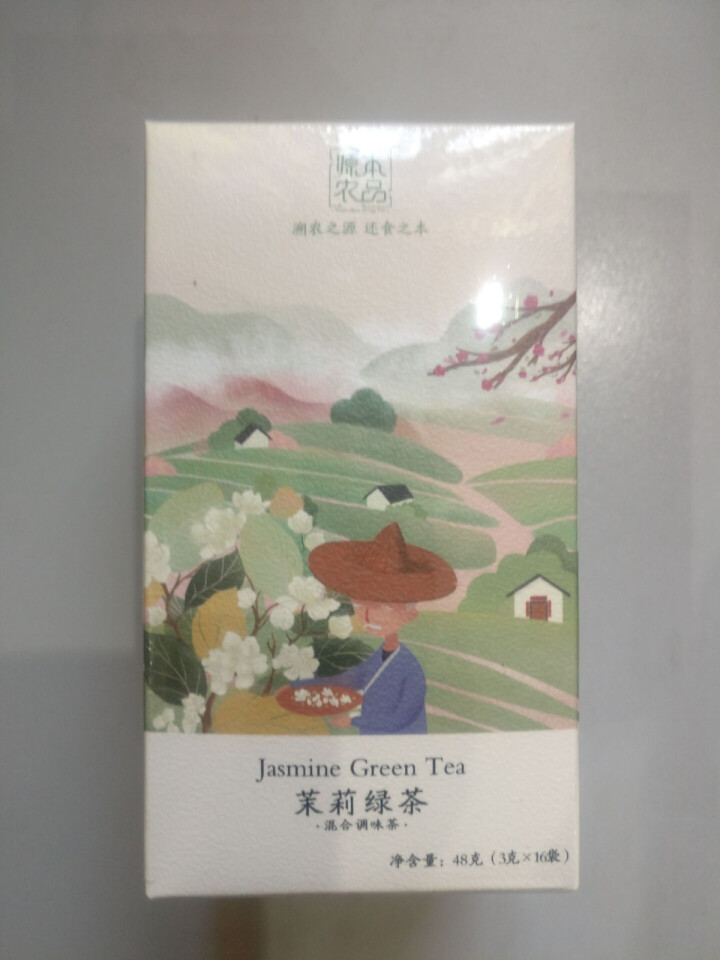 源本农品 浓香型茉莉绿茶 花草茶袋泡茶茶叶花茶茶包绿茶包 独立包装 3g*16包怎么样，好用吗，口碑，心得，评价，试用报告,第2张