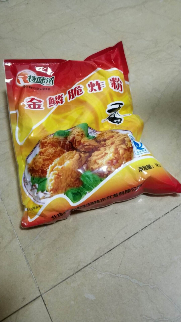 特味浓 金鳞脆炸粉 炸鸡翅裹粉 面包糠1kg  炸鸡粉 金鳞脆炸粉 1000g怎么样，好用吗，口碑，心得，评价，试用报告,第2张