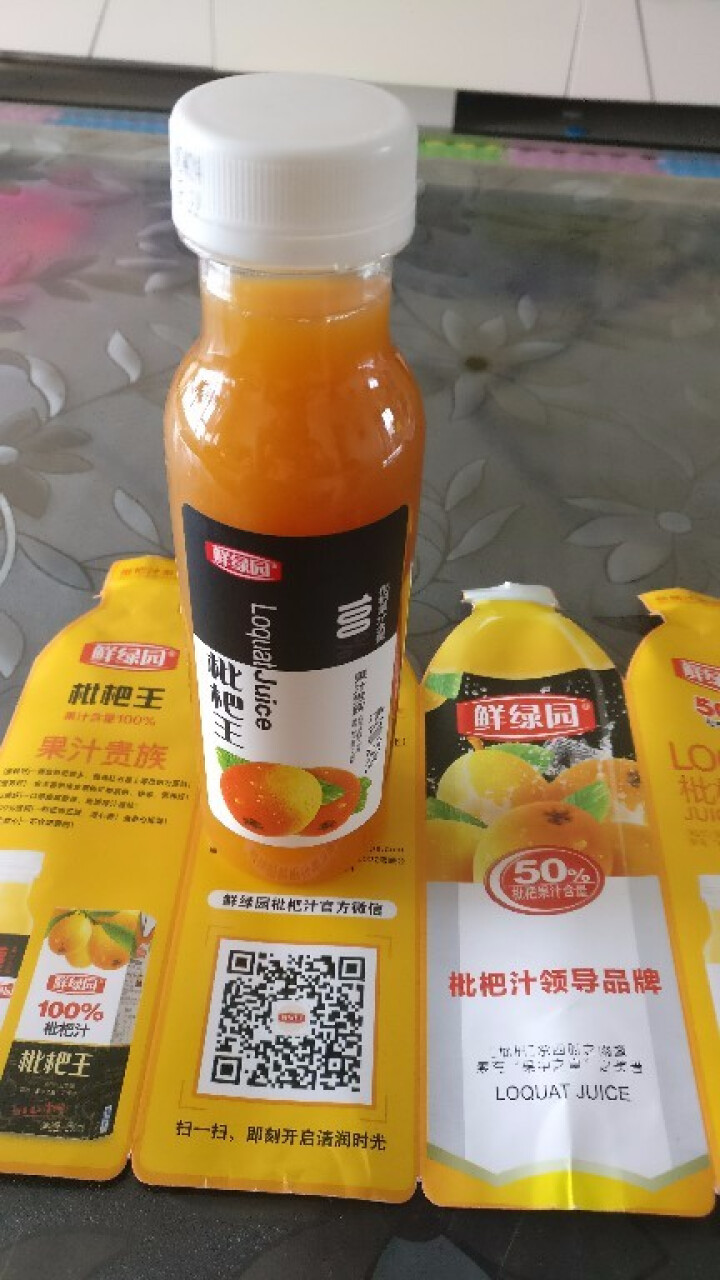 鲜绿园 枇杷汁100%枇杷王枇杷原浆果汁饮料大瓶饮料300ml 单瓶装试饮活动怎么样，好用吗，口碑，心得，评价，试用报告,第2张