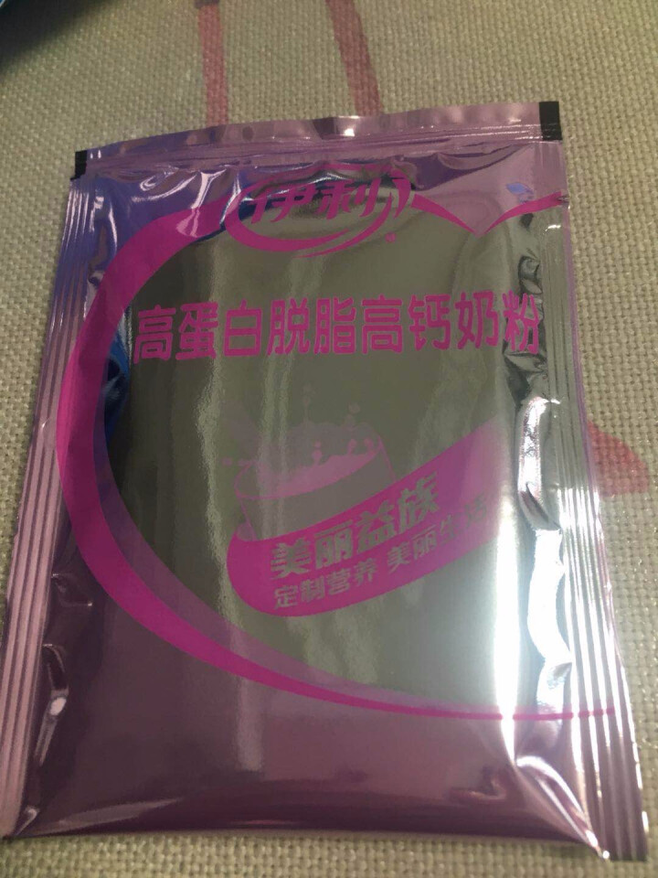 伊利 高蛋白脱脂高钙奶粉400g 袋装 成人中老年学生青少年冲饮牛奶粉怎么样，好用吗，口碑，心得，评价，试用报告,第4张