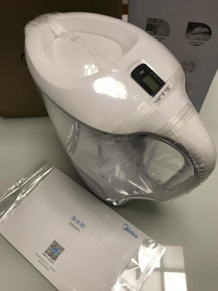 美的（Midea）净水壶滤水壶家用净水器厨房自来水非直饮过滤机器便携净水杯 白色QC1651A怎么样，好用吗，口碑，心得，评价，试用报告,第4张