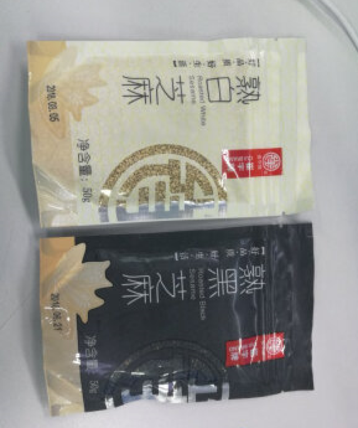 崔字牌熟黑白芝麻无添加无染色无草籽我沙子开袋即食2*50g装怎么样，好用吗，口碑，心得，评价，试用报告,第2张