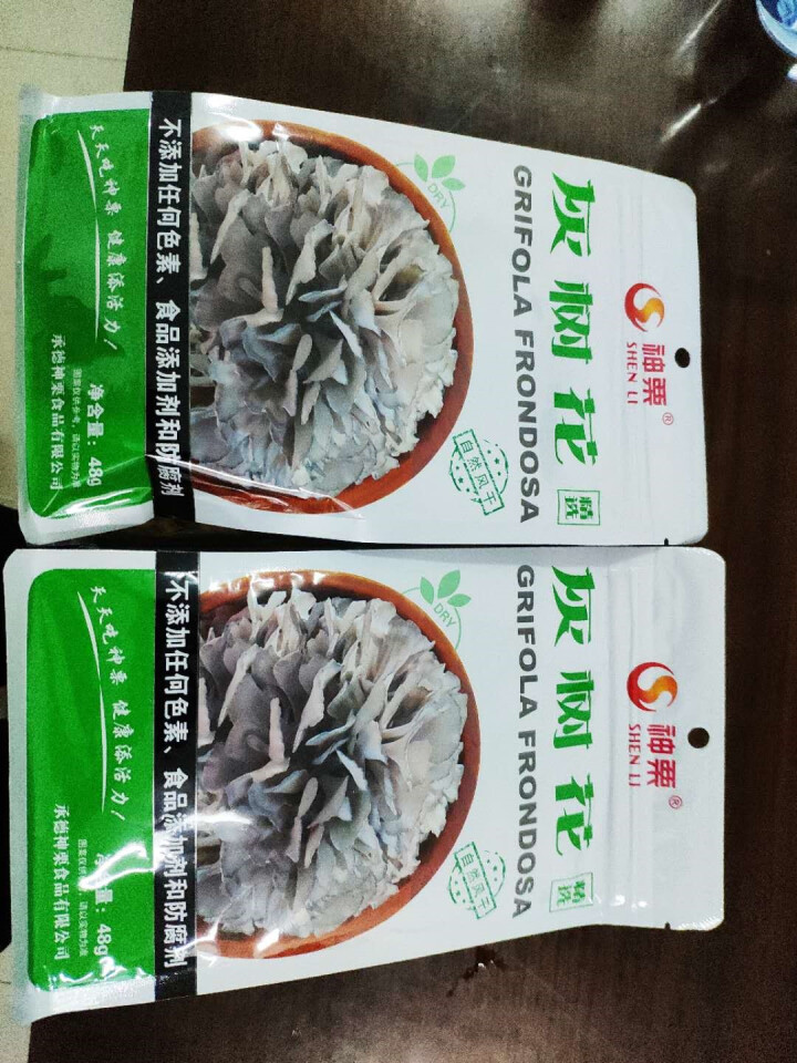 神栗栗蘑48g*2袋灰树花栗子蘑菇食用菌土特产干货怎么样，好用吗，口碑，心得，评价，试用报告,第2张