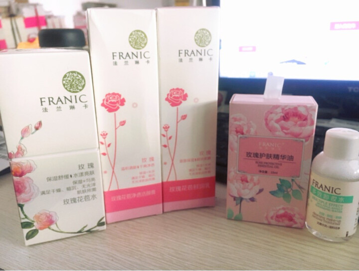 法兰琳卡（FRANIC）粉嫩花苞鲜润护肤品套装补水亮采男女 洗面奶120ml+花苞水160ml+乳液80ml怎么样，好用吗，口碑，心得，评价，试用报告,第2张