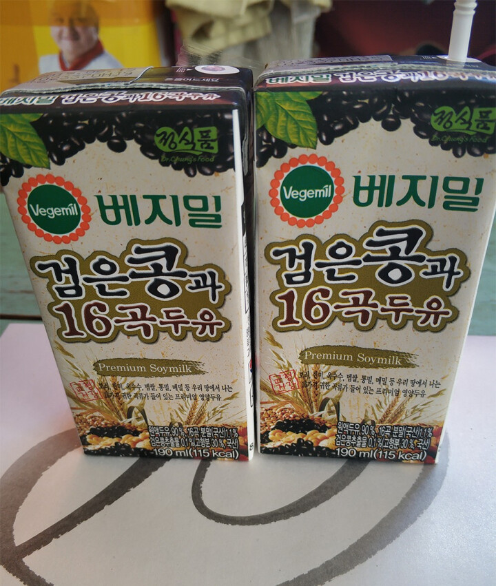 韩国进口 倍吉美尔16谷物黑豆豆奶营养豆乳 190ml*2（体验装）怎么样，好用吗，口碑，心得，评价，试用报告,第2张