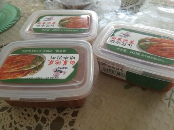 小肥食品白菜泡菜200g辣白菜韩式泡菜腌制咸菜开味下饭菜 小肥泡菜1盒怎么样，好用吗，口碑，心得，评价，试用报告,第3张