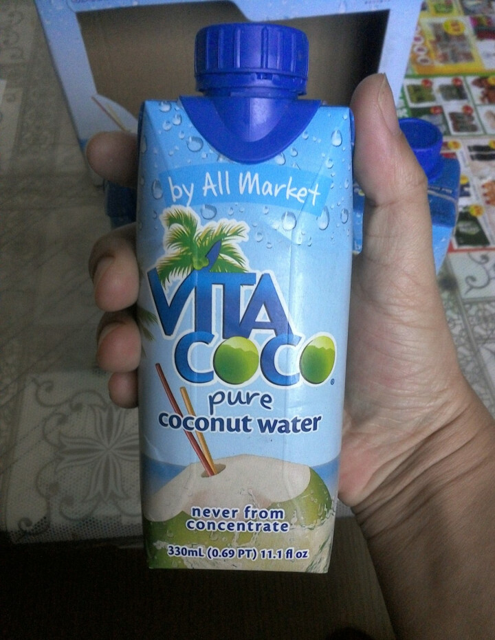 唯他可可（Vita Coco）天然椰子水进口NFC果汁饮料330ml*4瓶怎么样，好用吗，口碑，心得，评价，试用报告,第3张