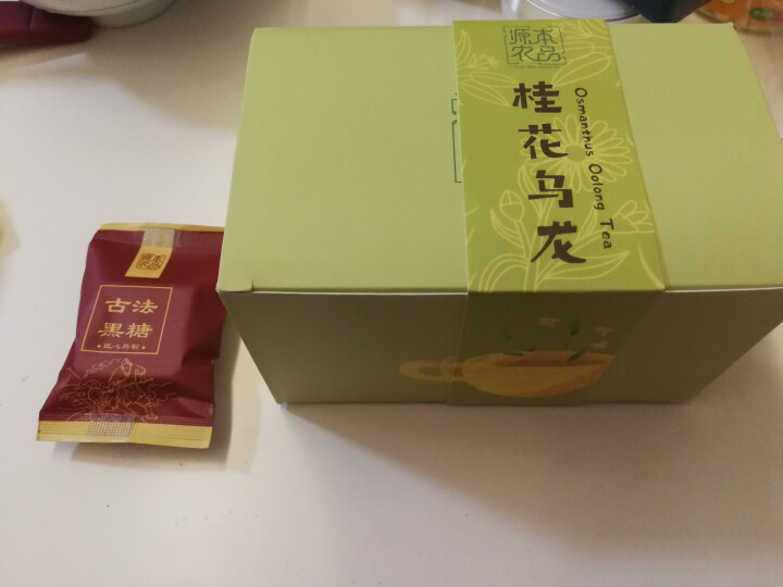 源本农品 桂林桂花乌龙茶冷泡茶叶 桂花茶袋泡茶 组合花草茶浓香型特级三角茶包桂林特产16包/盒48g怎么样，好用吗，口碑，心得，评价，试用报告,第2张