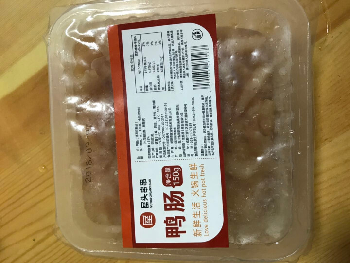 屋头（WUTOU）串串香 火锅菜 免洗鸭肠150g 火锅食材怎么样，好用吗，口碑，心得，评价，试用报告,第3张