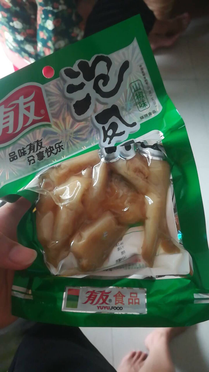 有友 泡椒凤爪 鸡脚100g 重庆特产 休闲零食 【山椒*5袋】辣度★★★★怎么样，好用吗，口碑，心得，评价，试用报告,第3张