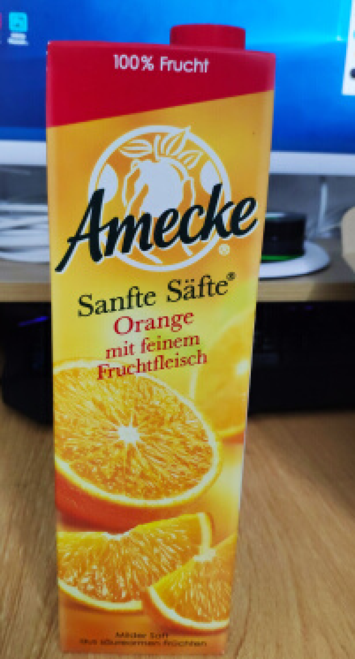 爱美可（Amecke） 爱美可Amecke 果汁德国进口果汁新鲜日期鲜榨果汁果肉橙汁1L进口饮料果汁怎么样，好用吗，口碑，心得，评价，试用报告,第3张