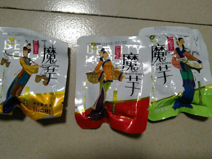 【西安馆】陕西安康特产小吃雪魔芋干毛肚麻辣魔芋丝休闲零食 3味混合500g怎么样，好用吗，口碑，心得，评价，试用报告,第3张