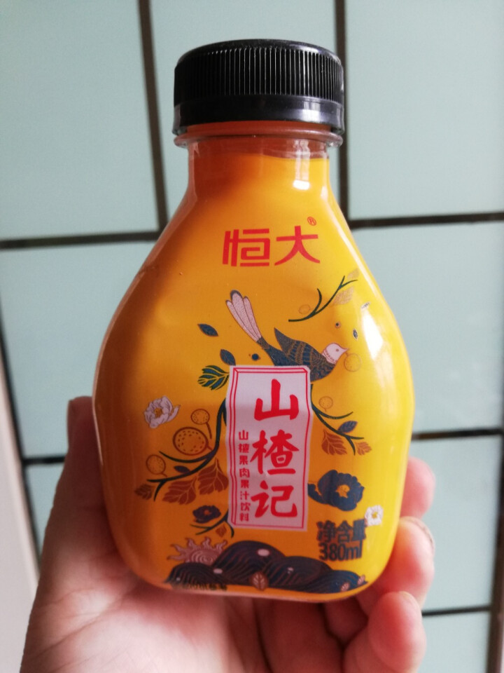 恒大 山楂果肉果汁饮料礼盒装 380ml*1瓶（试饮装）怎么样，好用吗，口碑，心得，评价，试用报告,第2张