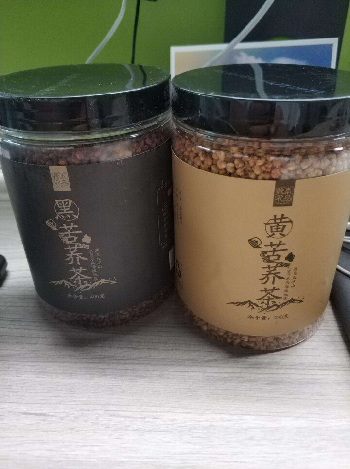 源本农品 2罐装 黑苦荞茶黄苦荞麦茶 四川大凉山特级特产大麦茶正品全胚芽大颗粒麦香茶 谷物养生茶 黑黄苦荞组合罐装 630g怎么样，好用吗，口碑，心得，评价，试,第3张