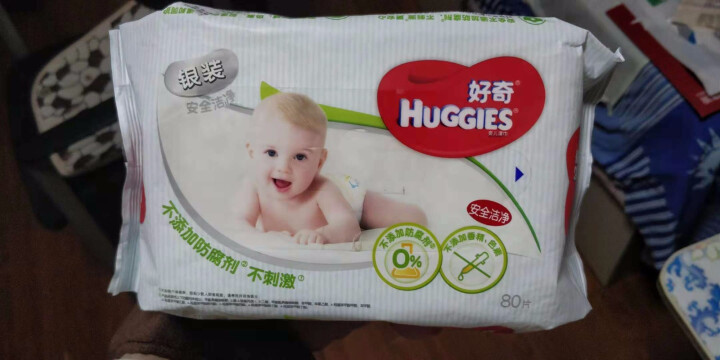 好奇（Huggies） 湿巾 婴儿湿巾 手口可用 湿纸巾（可选棉柔巾） 银装湿巾80抽一包怎么样，好用吗，口碑，心得，评价，试用报告,第2张