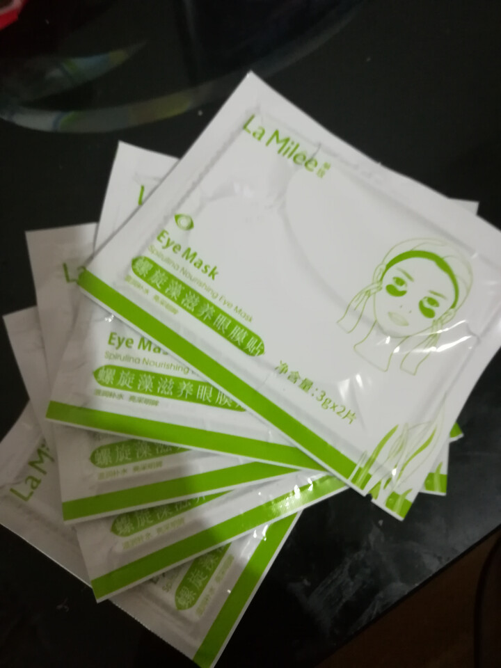 【5对】莱玫/LaMilee 螺旋藻滋养眼膜贴 6g/片怎么样，好用吗，口碑，心得，评价，试用报告,第4张