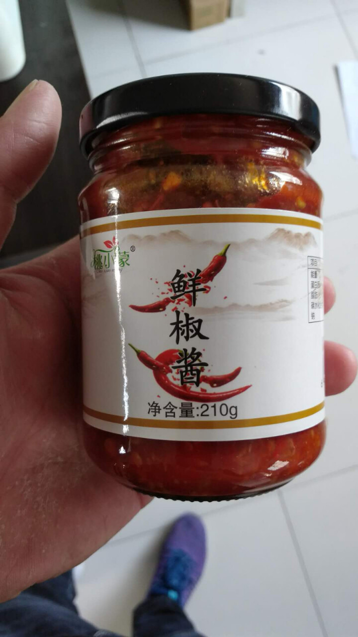 【免邮】桃小蒙 香辣鲜椒酱 210g/瓶 即食黄豆辣椒酱 拌饭下饭菜 蒜蓉调味酱 210g*2瓶怎么样，好用吗，口碑，心得，评价，试用报告,第4张