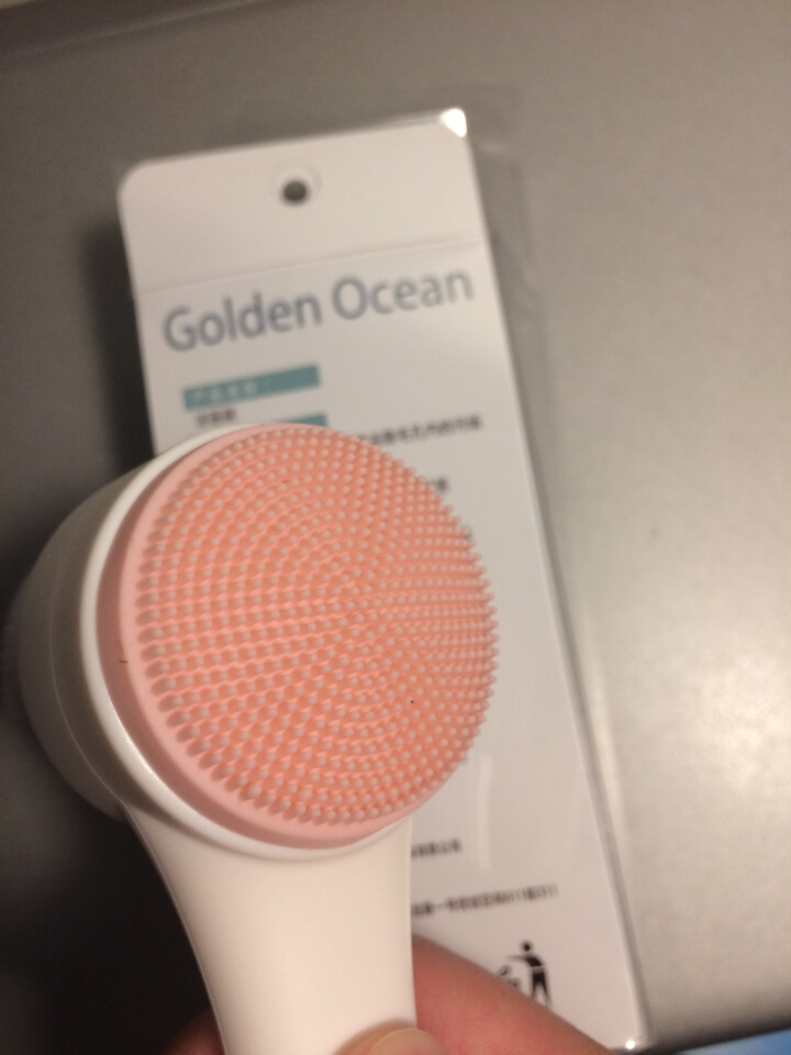 GoldenOcean金海洋洗脸刷洁面仪软毛手动深层清洁神器洁颜毛孔抖音家用网红刷脸刷子 粉色怎么样，好用吗，口碑，心得，评价，试用报告,第4张