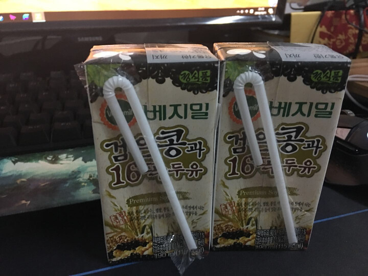 韩国进口 倍吉美尔16谷物黑豆豆奶营养豆乳 190ml*2（体验装）怎么样，好用吗，口碑，心得，评价，试用报告,第3张