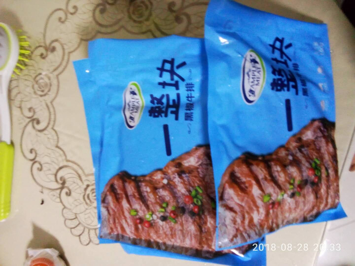 圣农澳洲进口原切微腌牛排  家庭儿童牛排牛扒套餐 草饲生鲜冷冻厚切牛肉 火锅烧烤食材黑椒味 一整块黑椒牛排1.5kg 10片套装怎么样，好用吗，口碑，心得，评价,第3张