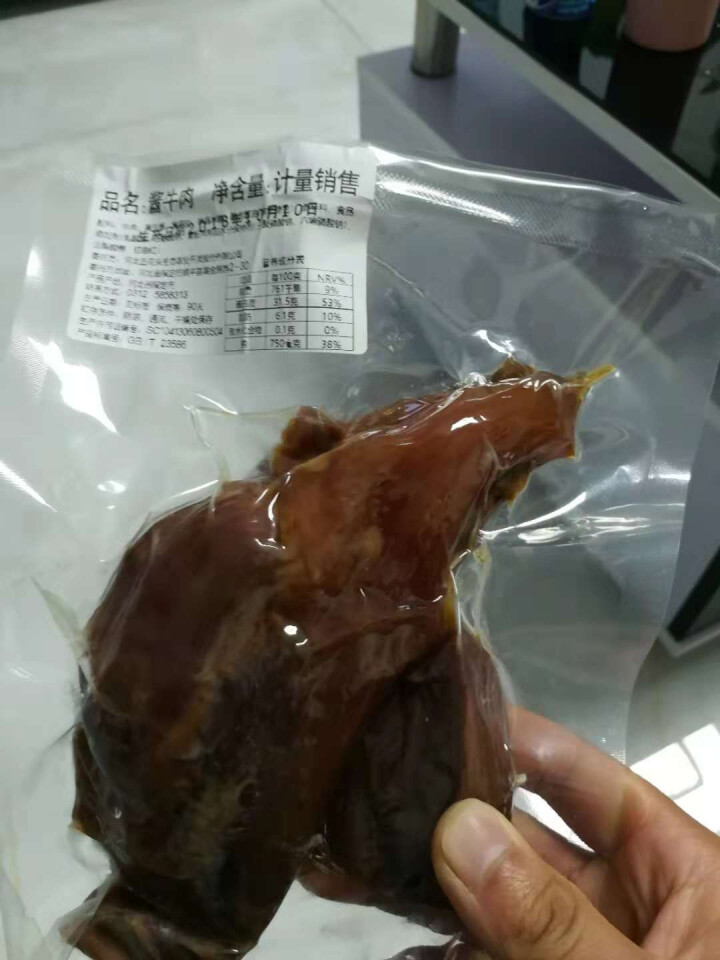 五花头酱卤牛肉香辣味350g即食卤味小吃熟食牛肉怎么样，好用吗，口碑，心得，评价，试用报告,第2张