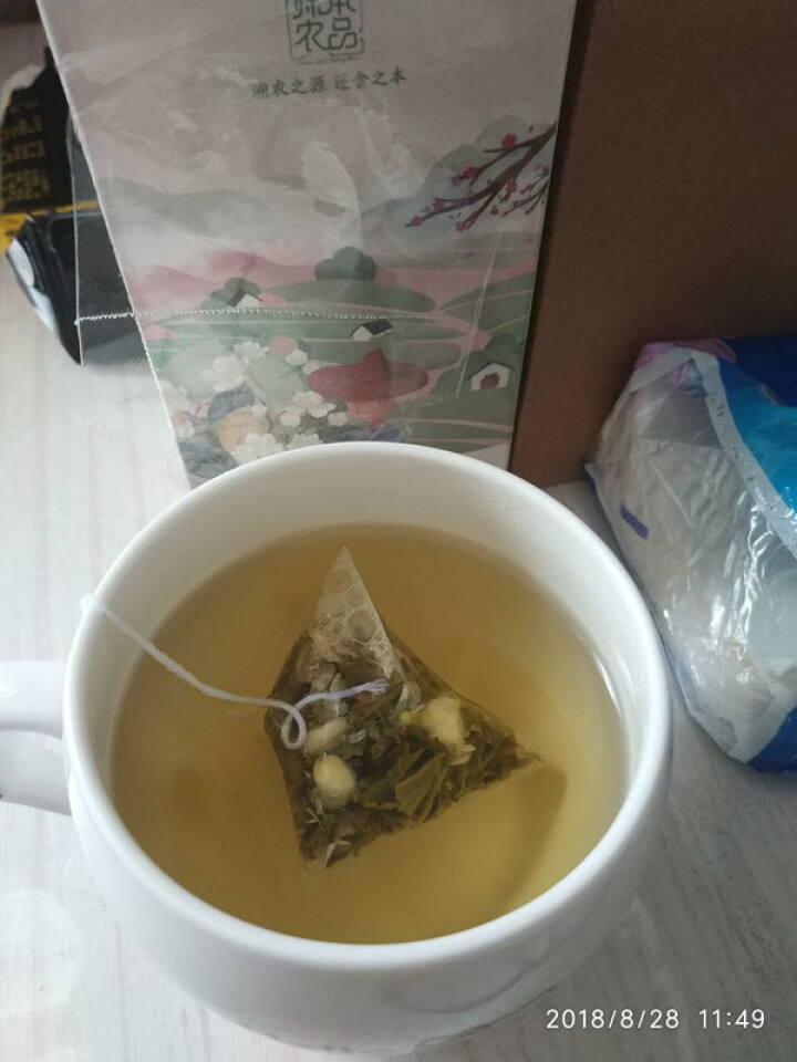 源本农品 浓香型茉莉绿茶 花草茶袋泡茶茶叶花茶茶包绿茶包 独立包装 3g*16包怎么样，好用吗，口碑，心得，评价，试用报告,第4张