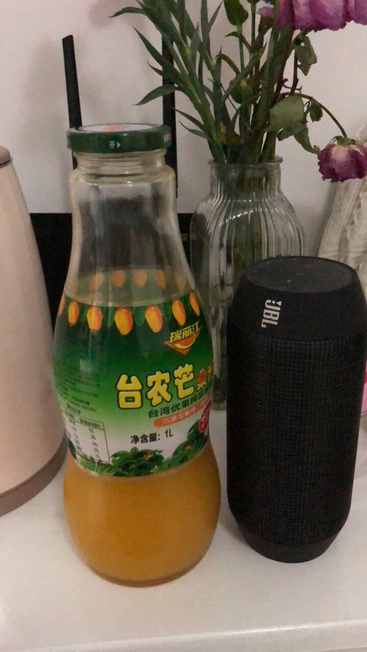 【云南馆】瑞丽江台农芒果汁饮料云南特产瓶装1L怎么样，好用吗，口碑，心得，评价，试用报告,第2张