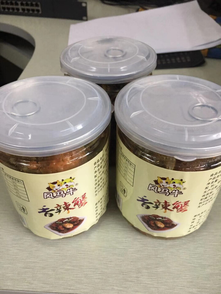 风马牛香辣蟹【3罐】300g/罐 兴化特产麻辣小螃蟹大闸蟹每天现做包邮怎么样，好用吗，口碑，心得，评价，试用报告,第2张