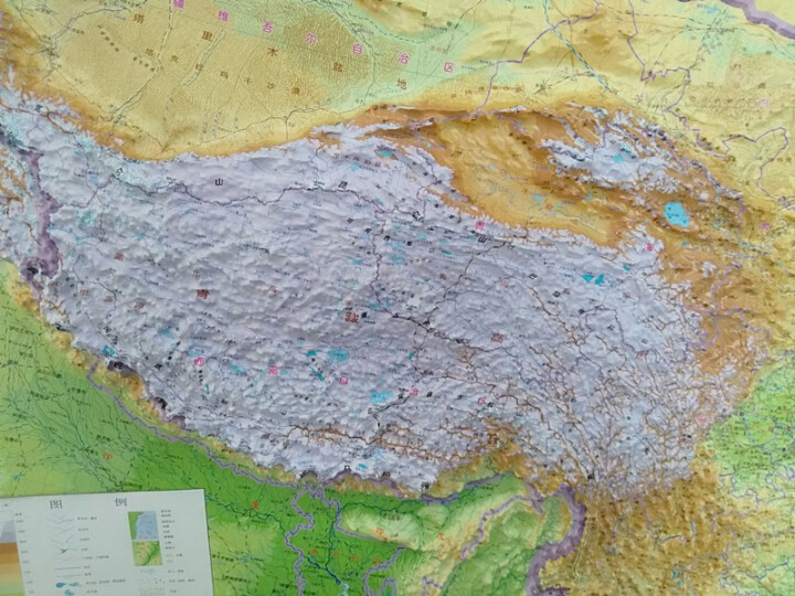 【精雕版 企业】2018年新 立体地图 中国地形 1.1*0.8米 三维凹凸 学习办公装饰怎么样，好用吗，口碑，心得，评价，试用报告,第4张