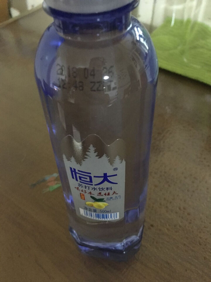 恒大 柠檬味苏打水饮料 无糖无汽弱碱性水 500ml*1瓶怎么样，好用吗，口碑，心得，评价，试用报告,第2张