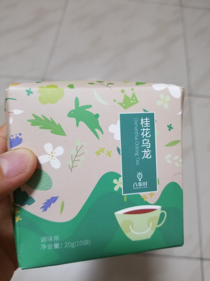 【京东自有品牌】八享时桂花乌龙茶10袋（2g*10）透明三角茶包 时尚铁观音怎么样，好用吗，口碑，心得，评价，试用报告,第2张