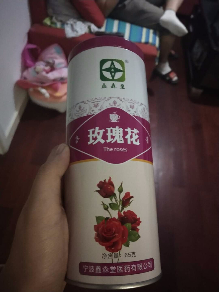 鑫森堂 玫瑰花茶 正宗精选平阴玫瑰花 可搭配菊花茶泡水喝的养生茶花茶65g/罐 红色怎么样，好用吗，口碑，心得，评价，试用报告,第2张