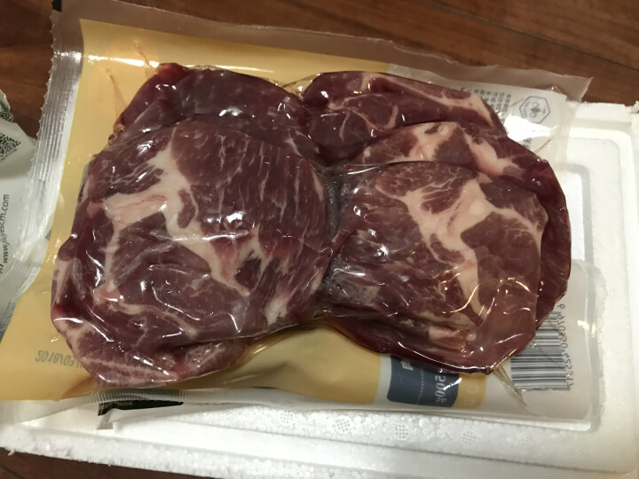 农畉（LONFOOD）农畉猪肉梅花肉500g 冷冻猪肉新鲜生猪肉梅花肉片 香煎梅花肉怎么样，好用吗，口碑，心得，评价，试用报告,第3张