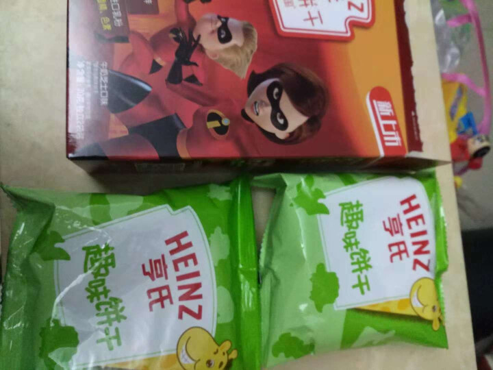 亨氏 （Heinz）宝宝零食饼干 卡通造型趣味饼干 儿童饼干 迪士泥超人系列 恐龙乐园超人IP装怎么样，好用吗，口碑，心得，评价，试用报告,第5张