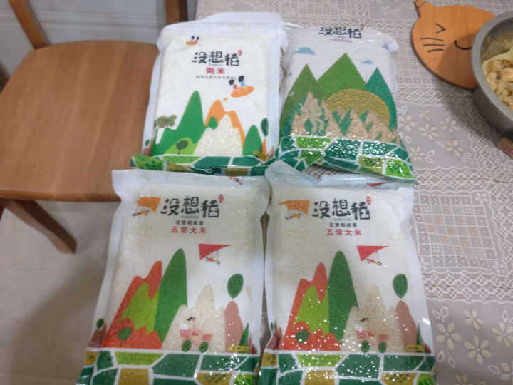 没想稻 五常稻花香 大米糙米粥米 2kg(500g*4)全家福真空礼盒怎么样，好用吗，口碑，心得，评价，试用报告,第3张