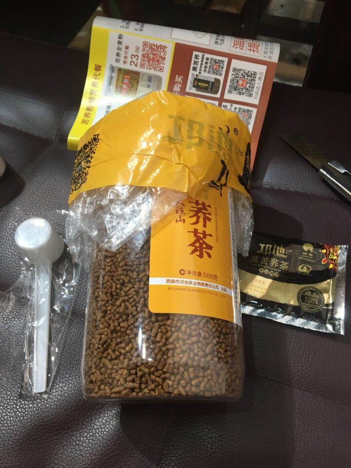 邛池 苦荞茶 荞麦茶 500g原味麦香 四川大凉山苦荞怎么样，好用吗，口碑，心得，评价，试用报告,第4张