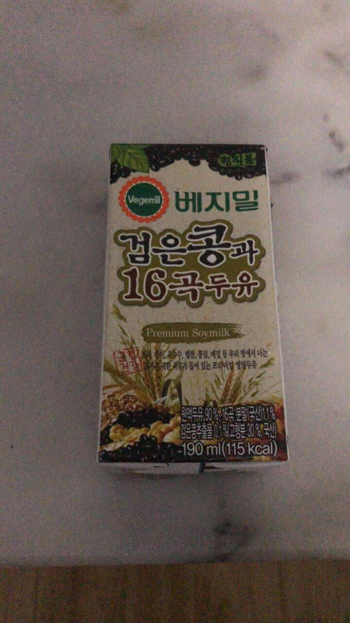 韩国进口 倍吉美尔16谷物黑豆豆奶营养豆乳 190ml*2（体验装）怎么样，好用吗，口碑，心得，评价，试用报告,第2张