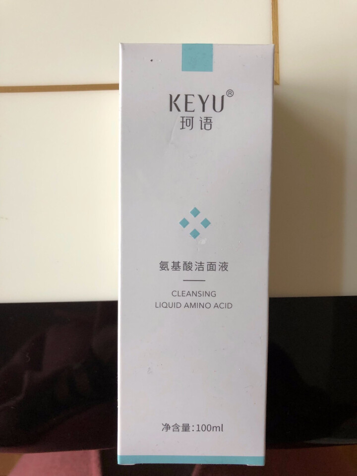 珂语(KEYU)洗面奶氨基酸洁面液100ml（温和净肤锁水保湿 敏感肌洁面乳男女适用）怎么样，好用吗，口碑，心得，评价，试用报告,第2张