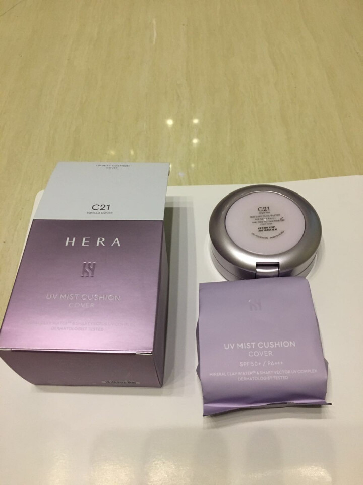 赫妍(HERA)卓然遮瑕气垫粉底液15g*2 C21(肖战推荐)怎么样，好用吗，口碑，心得，评价，试用报告,第2张