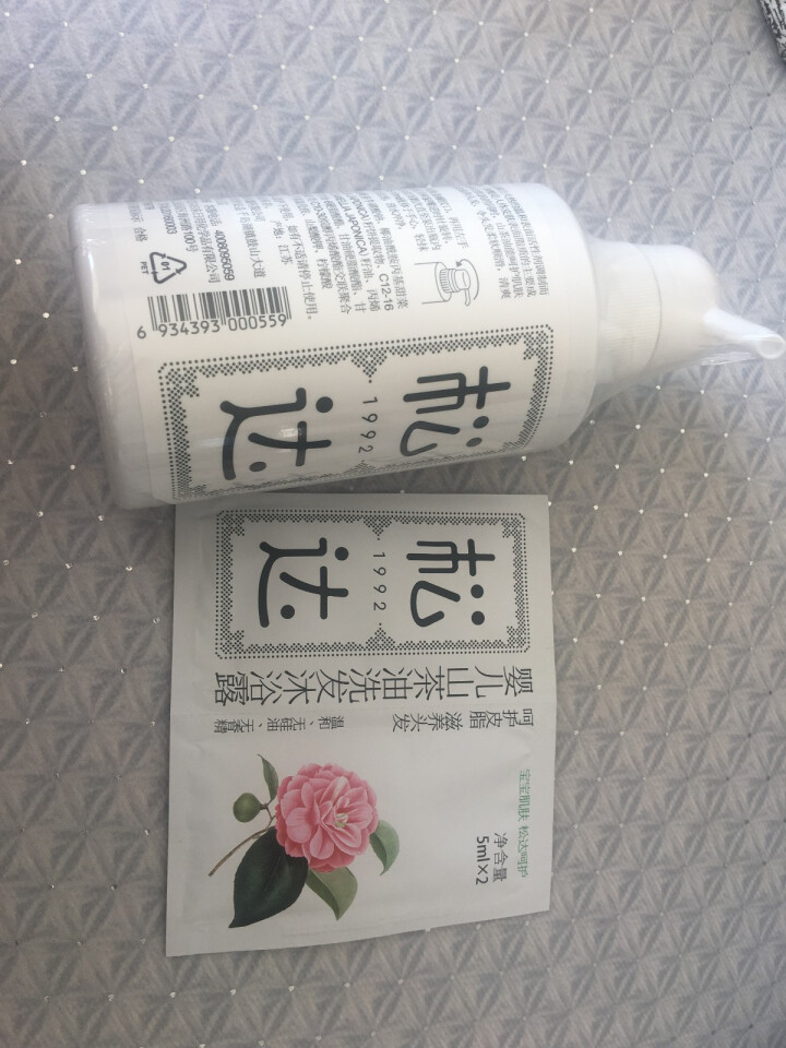 松达 婴儿沐浴露洗发水二合一天然无香无硅油 300ml怎么样，好用吗，口碑，心得，评价，试用报告,第4张