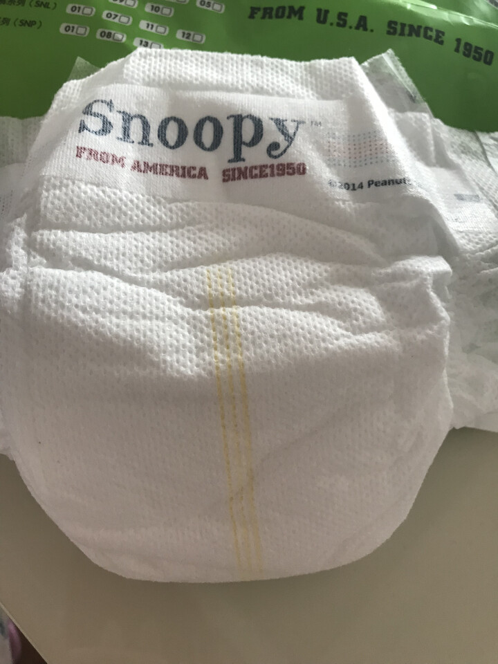 史努比（SNOOPY）纸尿裤超薄透气尿不湿男女通用 试用装S*5片怎么样，好用吗，口碑，心得，评价，试用报告,第3张